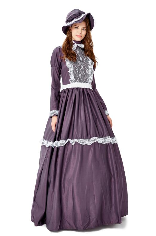 F1949 Womens Medieval Renaissance Ladies Dress Cosplay Masquerade Costume